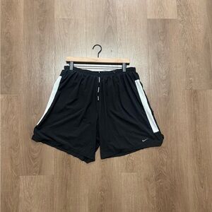 Nike Dri Fit Men's Black Drawstring Athletic Running Shorts Size XXL